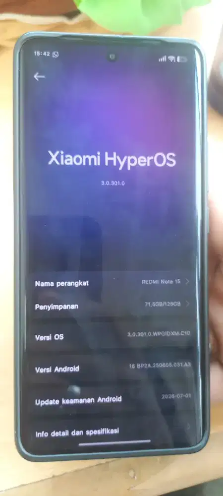 Redmi note 15 4g 8/128 Full set no minus