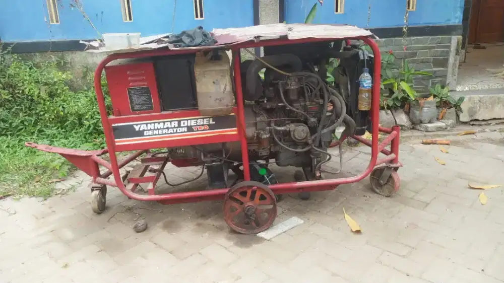 JUAL GENSET SOLAR YANMAR 24 KVA tidak ada Aki