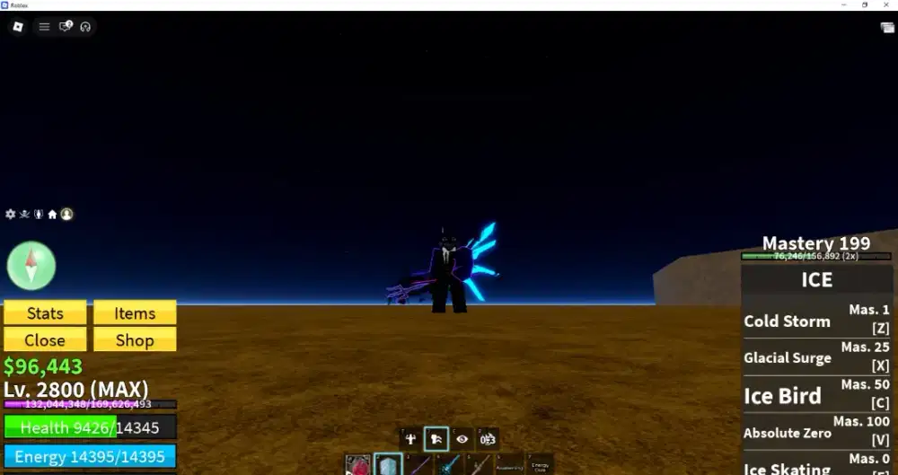 Akun roblox blox fruit.skin bagus