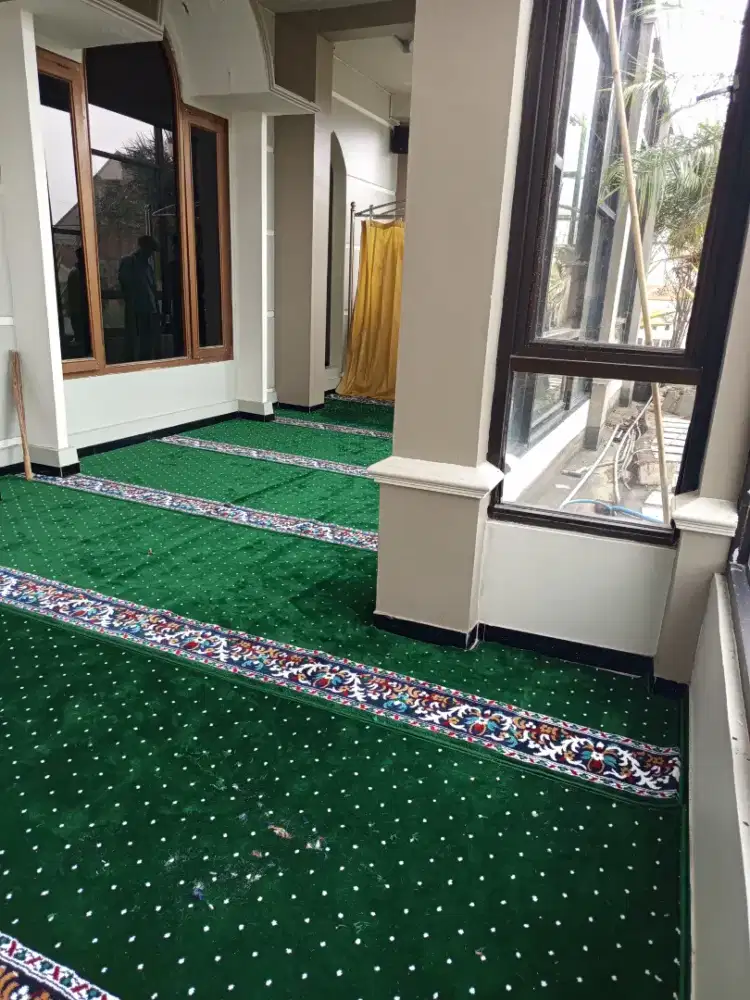 Karpet Masjid Tipe Maulana Hijau Bintik