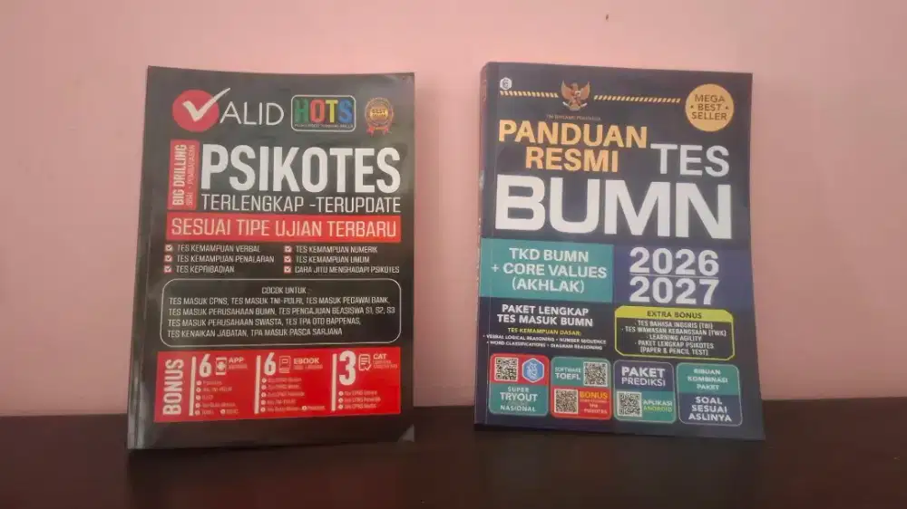 Bundling Buku Panduan Tes BUMN 2026 & Psikotes