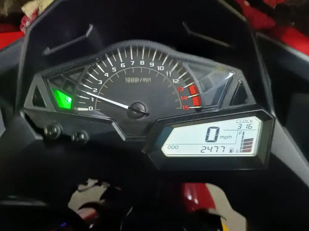 Kawasaki 250FI THN 2013 odo 2377 miles Simpanan  jarang pakai