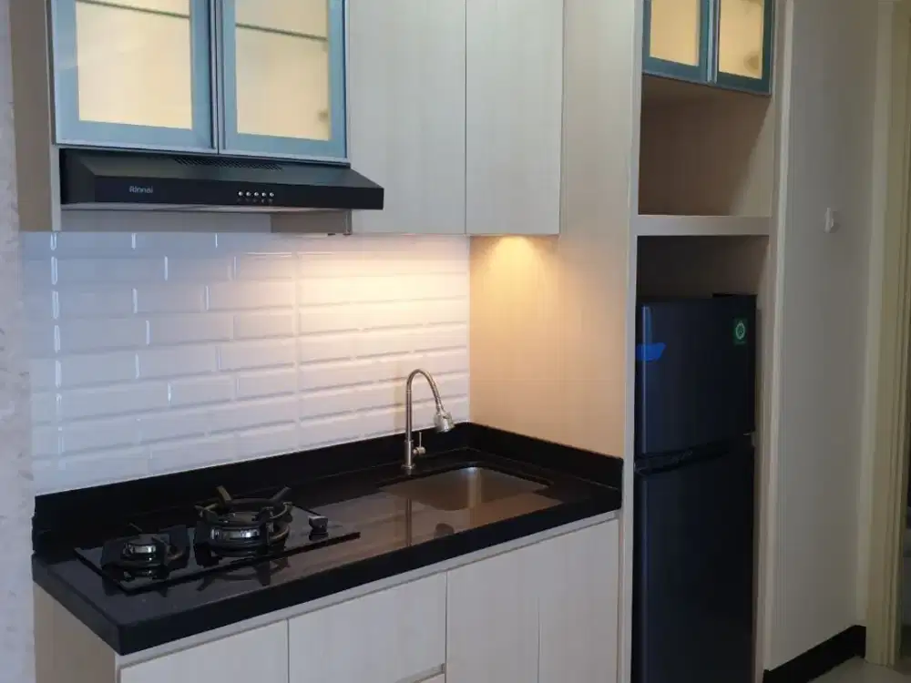 aptm Amor Pakuwon City  Type 2br corner Full furnish lengkap water heater View suramadu