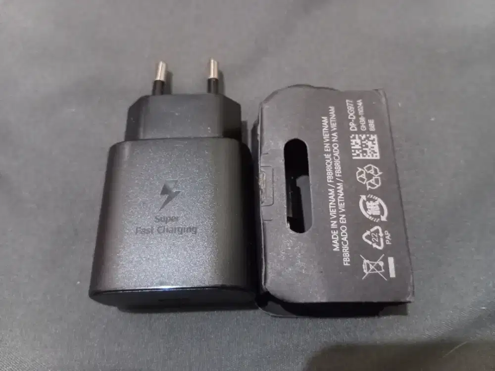 Charger Original Samsung A06 25watt+kabel Data Tipe C To C 3A