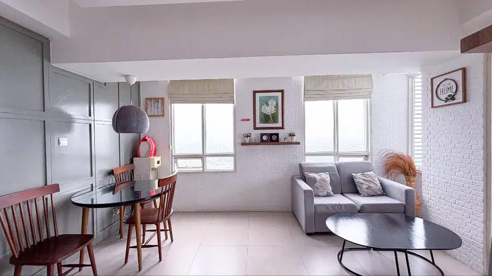 Disewakan Apartemen Skandinavia 2BR Corner Full Furnished Siap Huni