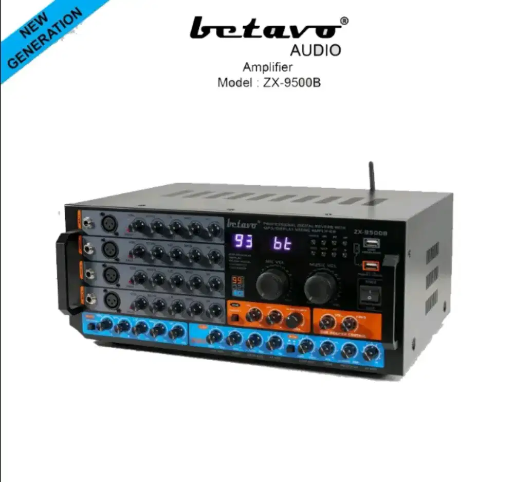 Amplifier karaoke Betavo zx 9500b bluetooth