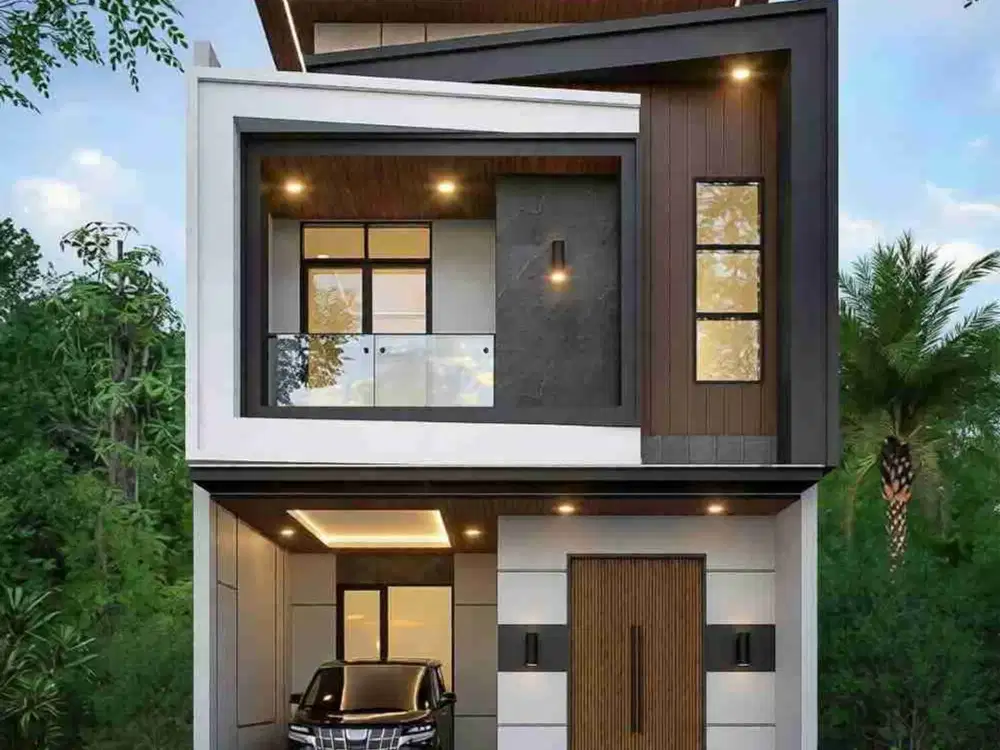 Dijual Rumah Desain Kontemporer dalam Komplek di Jagakarsa Jakarta Selatan