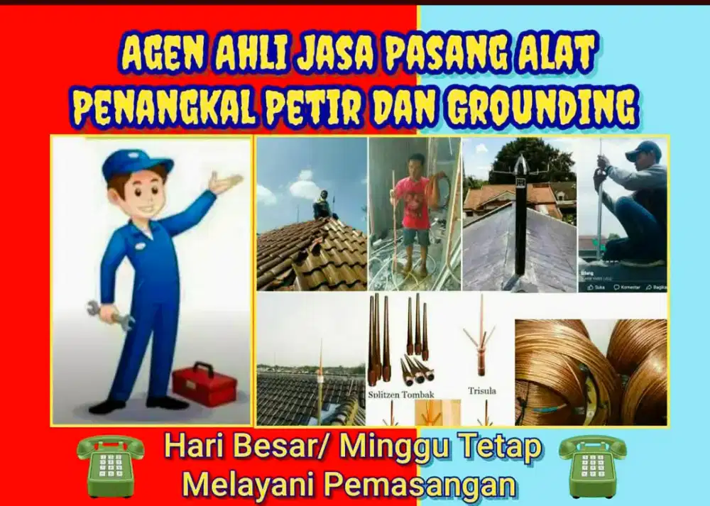 Gerai Terdekat Pemasangan Penangkal Petir Dan Instalasi