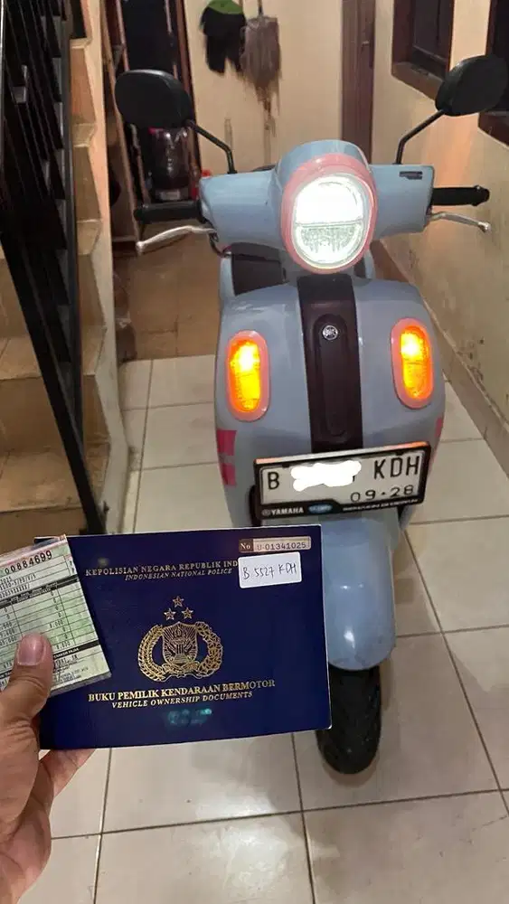 YAMAHA FAZZIO 125 CC NEO CONNECTED WARNA DULL BLUE KEYLESS TH 2023