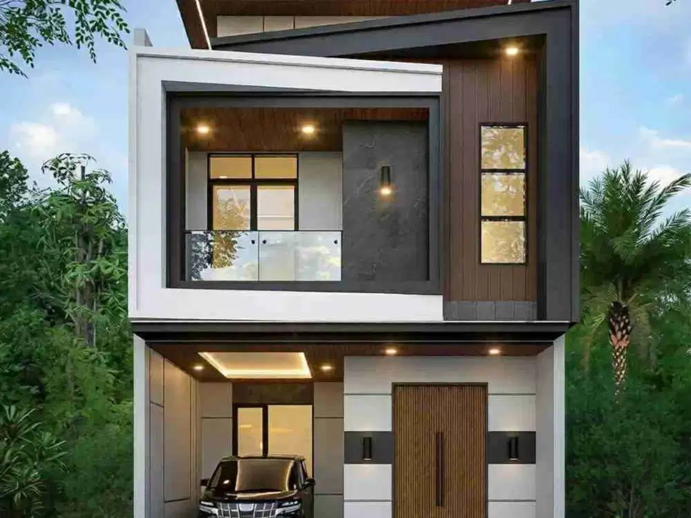 Rumah Baru Desain Kontemporer dalam Komplek di Jagakarsa Jakarta Seltan