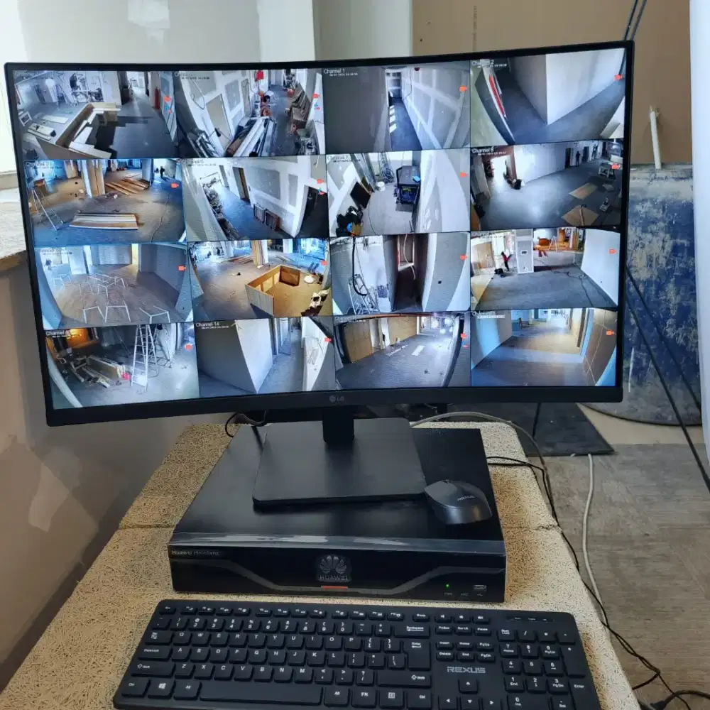 Pemasangan CCTV dan Fiber Optic
