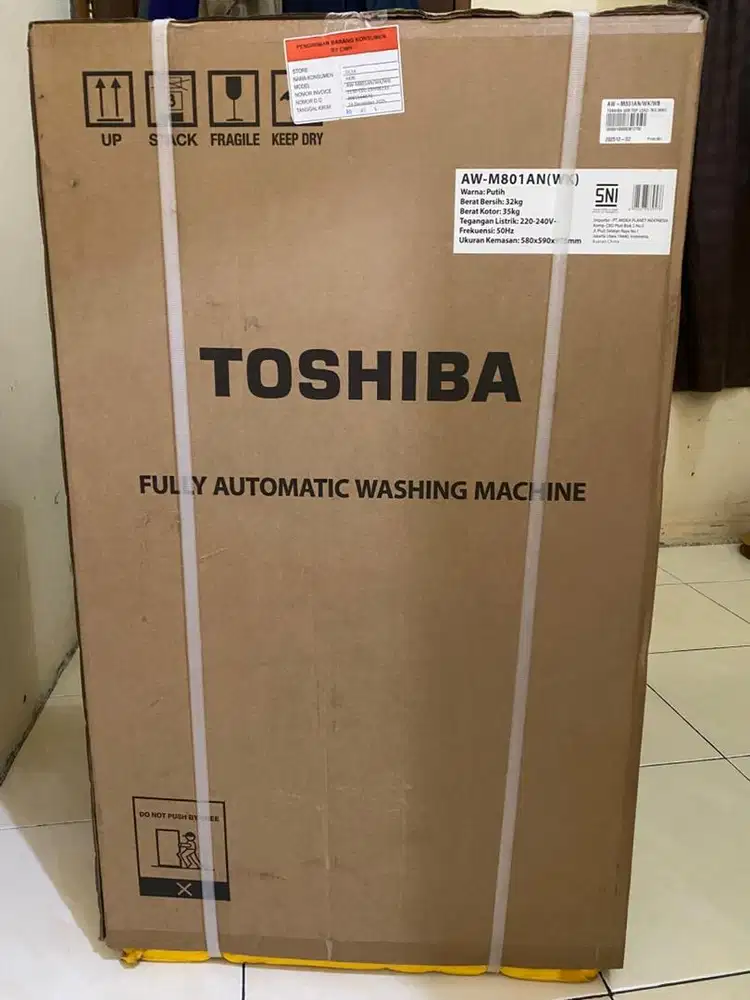 Mesin Cuci Toshiba 1 tabung
