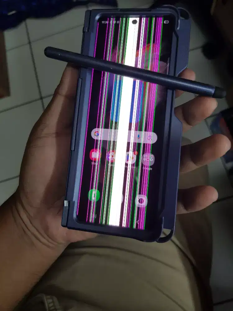 Samsung galaxy Z Fold 3 5G 12/256 batangan minus
