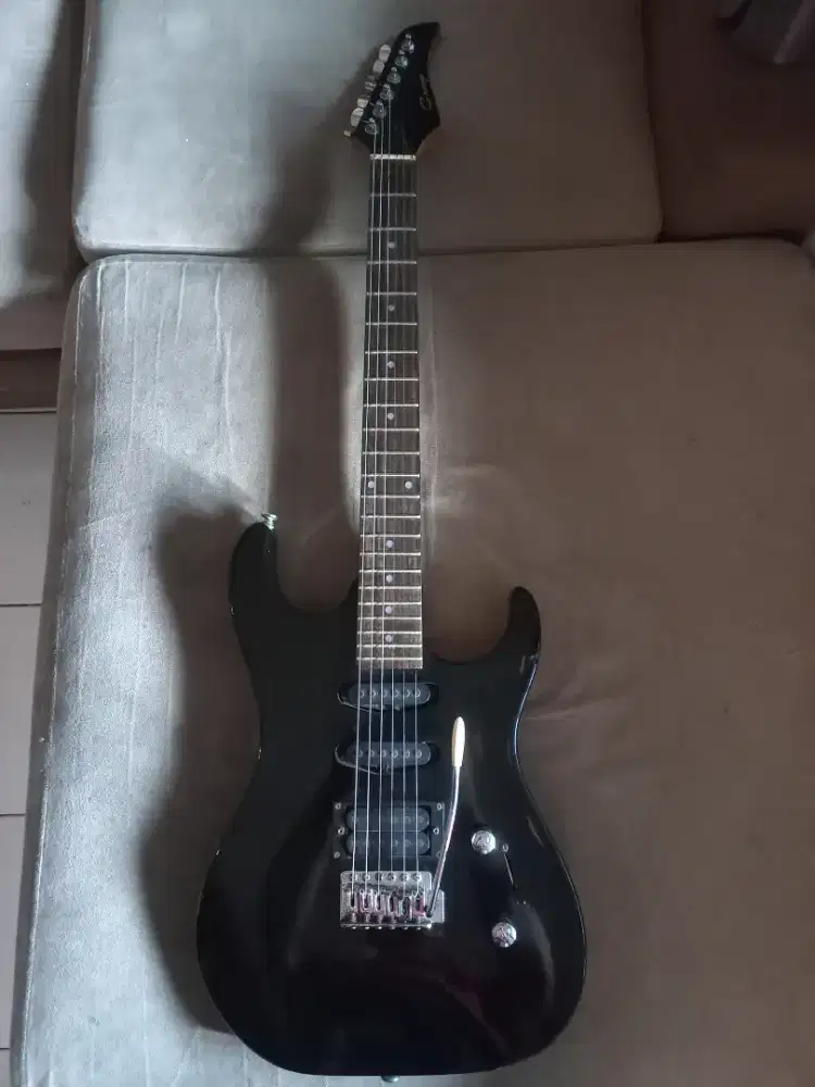 Gitar merk caraya model superstrat HSS asli original MIC