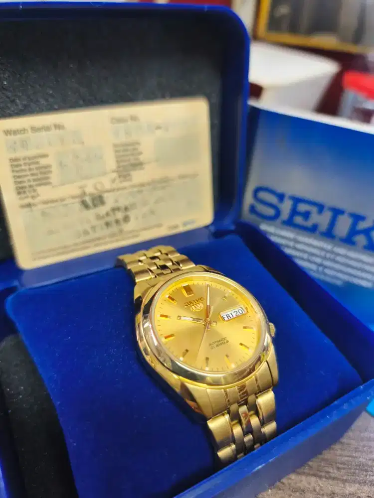 Seiko 5 Gold automatic