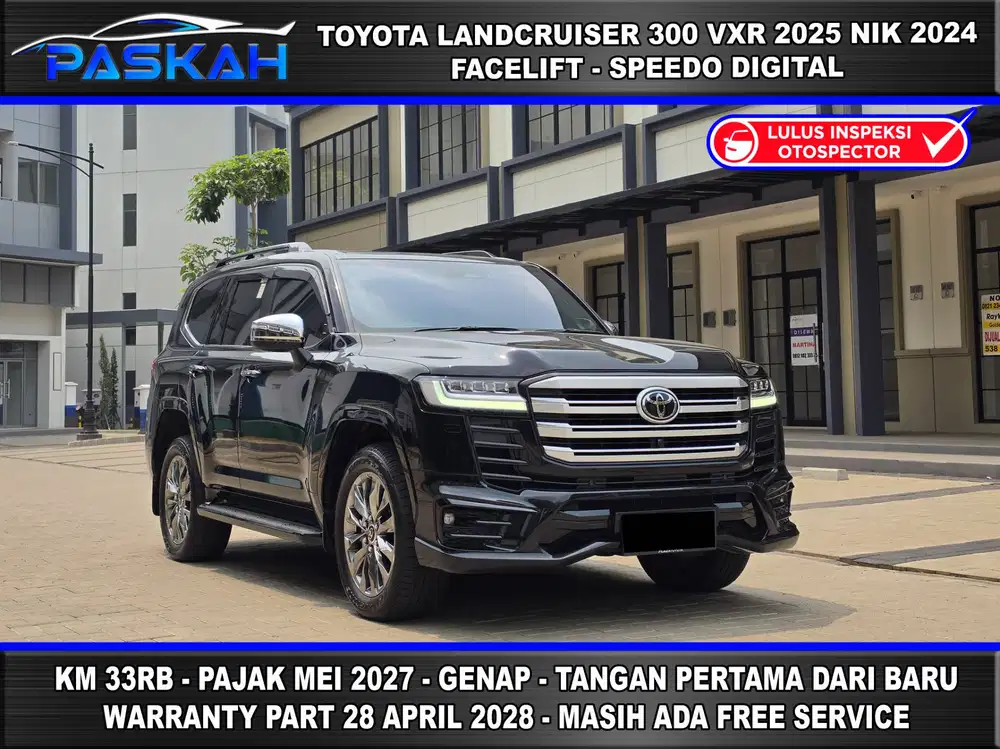 SPEDO DIGITAL TAX 27 Bunga 4% LAND CRUISER 300 VXR 2025 LC300 VXR 2025