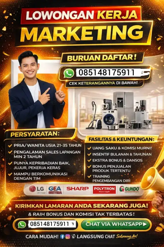 Lowongan kerja marketing