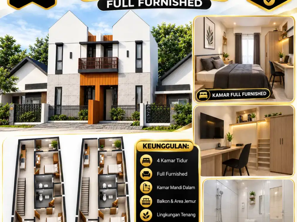 Rumah Kost Jatinangor Diskon Rp100 Juta
