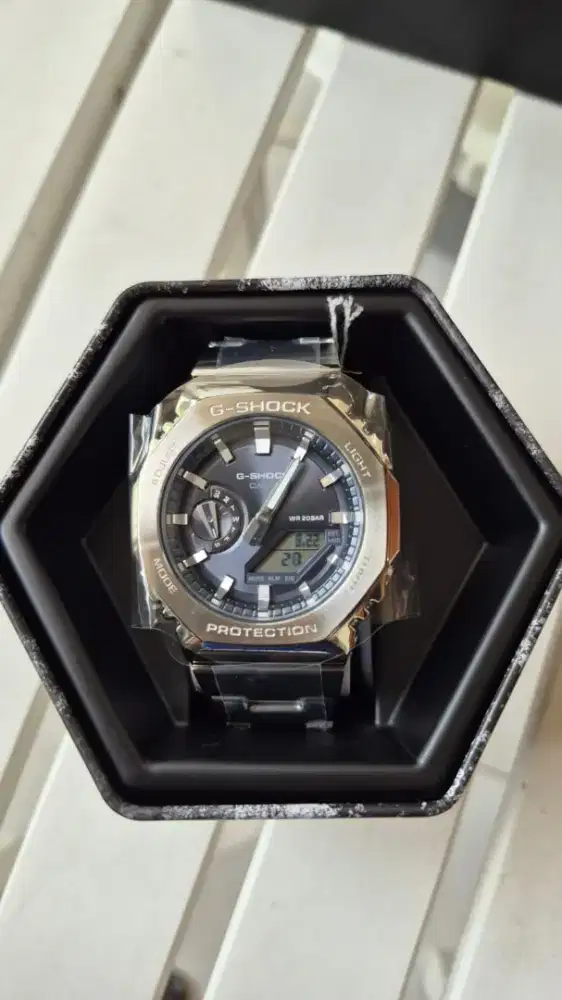 Casio G-SHOCK Baru GM-2110D-8 Lengkap