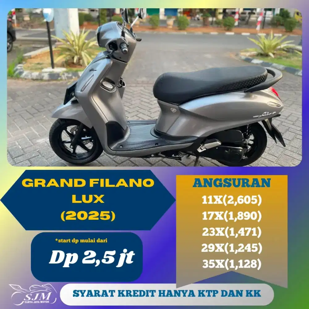YAMAHA GRAND FILANO LUX 2025 MESIN HALUS