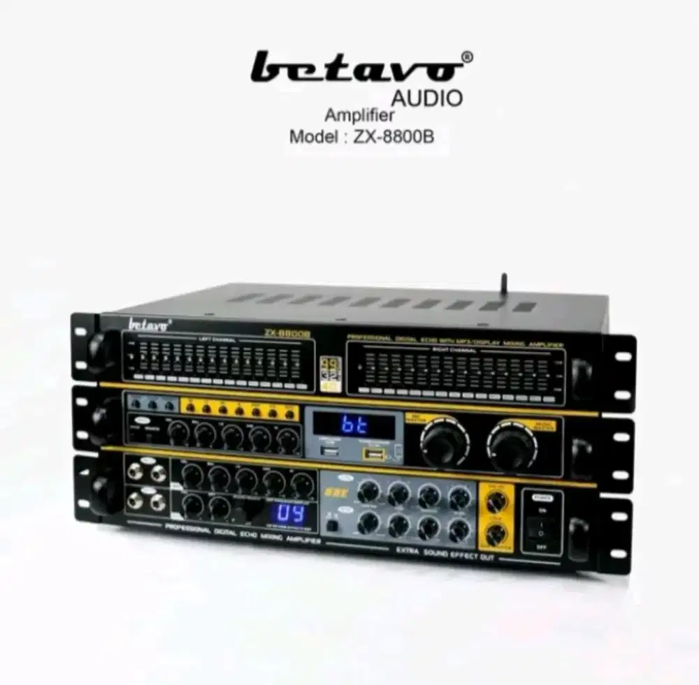 Amplifier karaoke Betavo zx 8800b bluetooth
