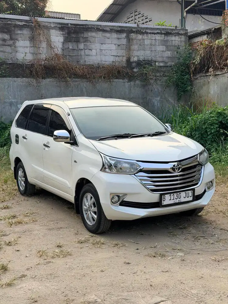 avanza G manual mt, model 2016 nik 2015 putih km low