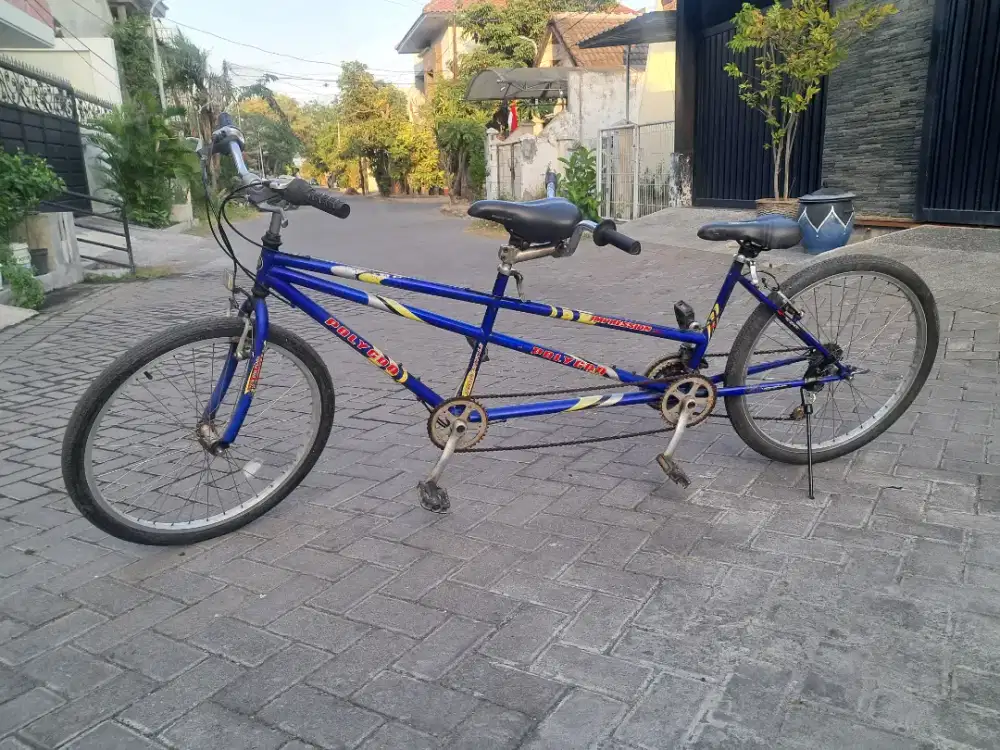 Sepeda Tandem Polygon Impression