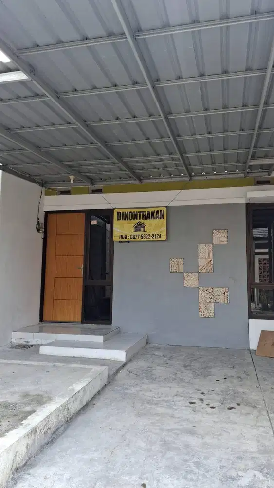 Dikontrakkan rumah cluster