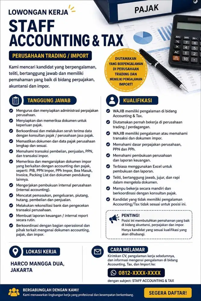 STAFF ACCOUNTING & TAX