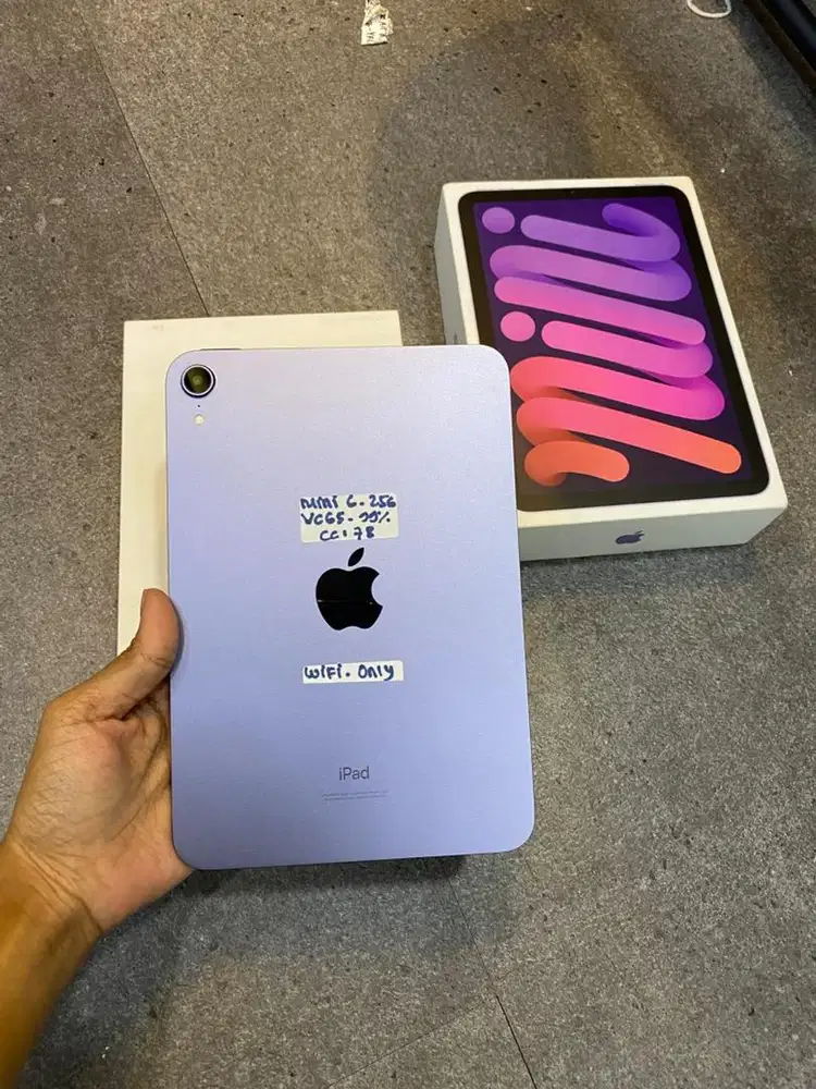 Ipad mini 6 256gb purple bh99%