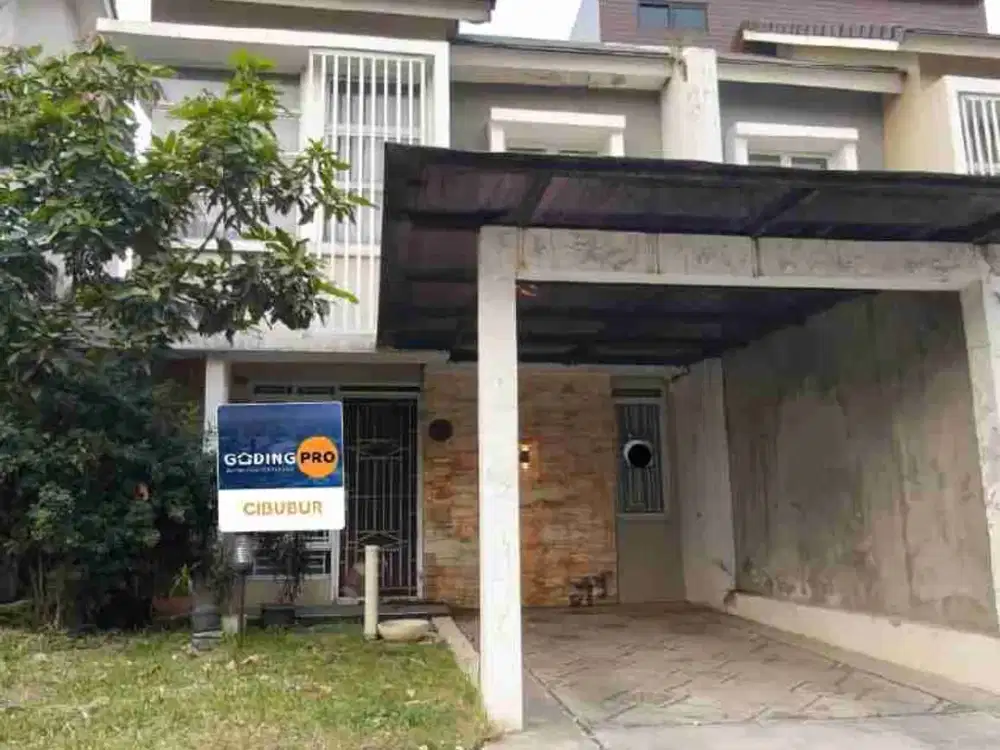 DIJUAL  Rumah Dalam Cluster Rapih dan Siap Huni di Metland Transyogi.