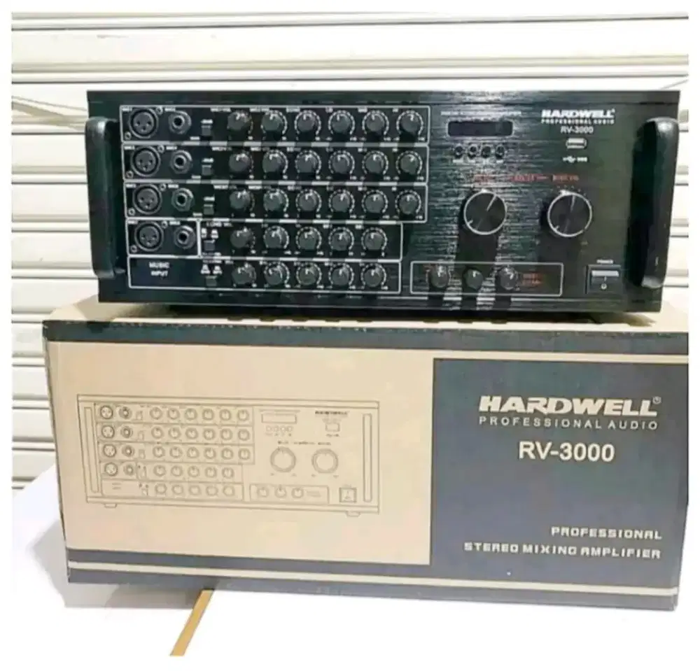 Amplifier karaoke hardwell rv 3000 bluetooth 750Watt