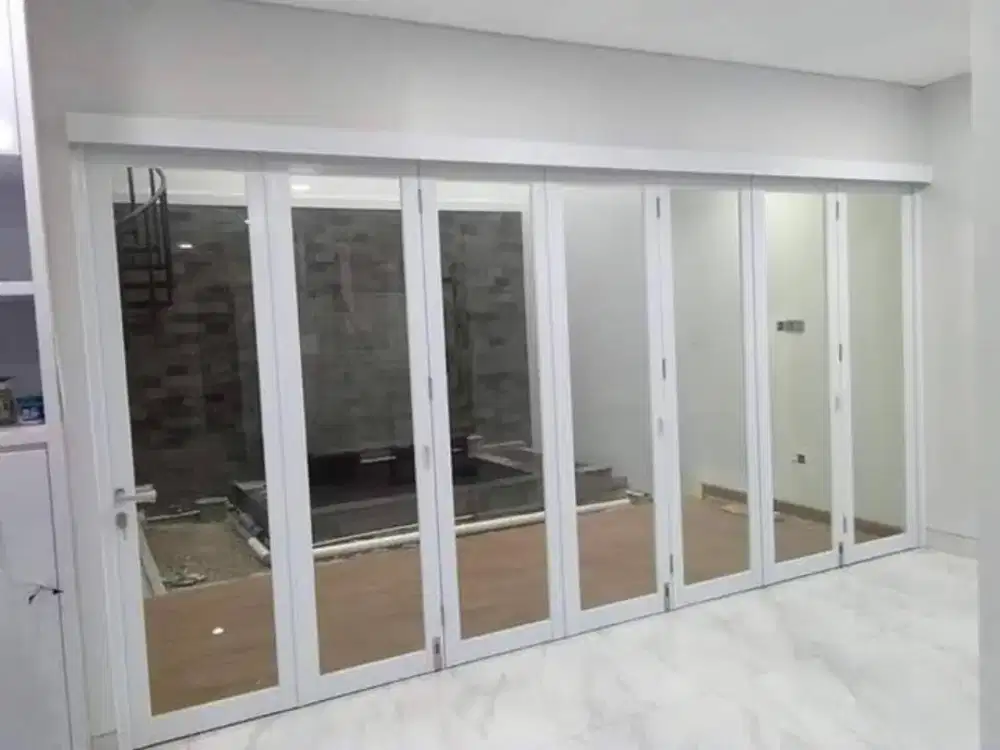 Pinfu kaca aluminium dan kusen aluminium