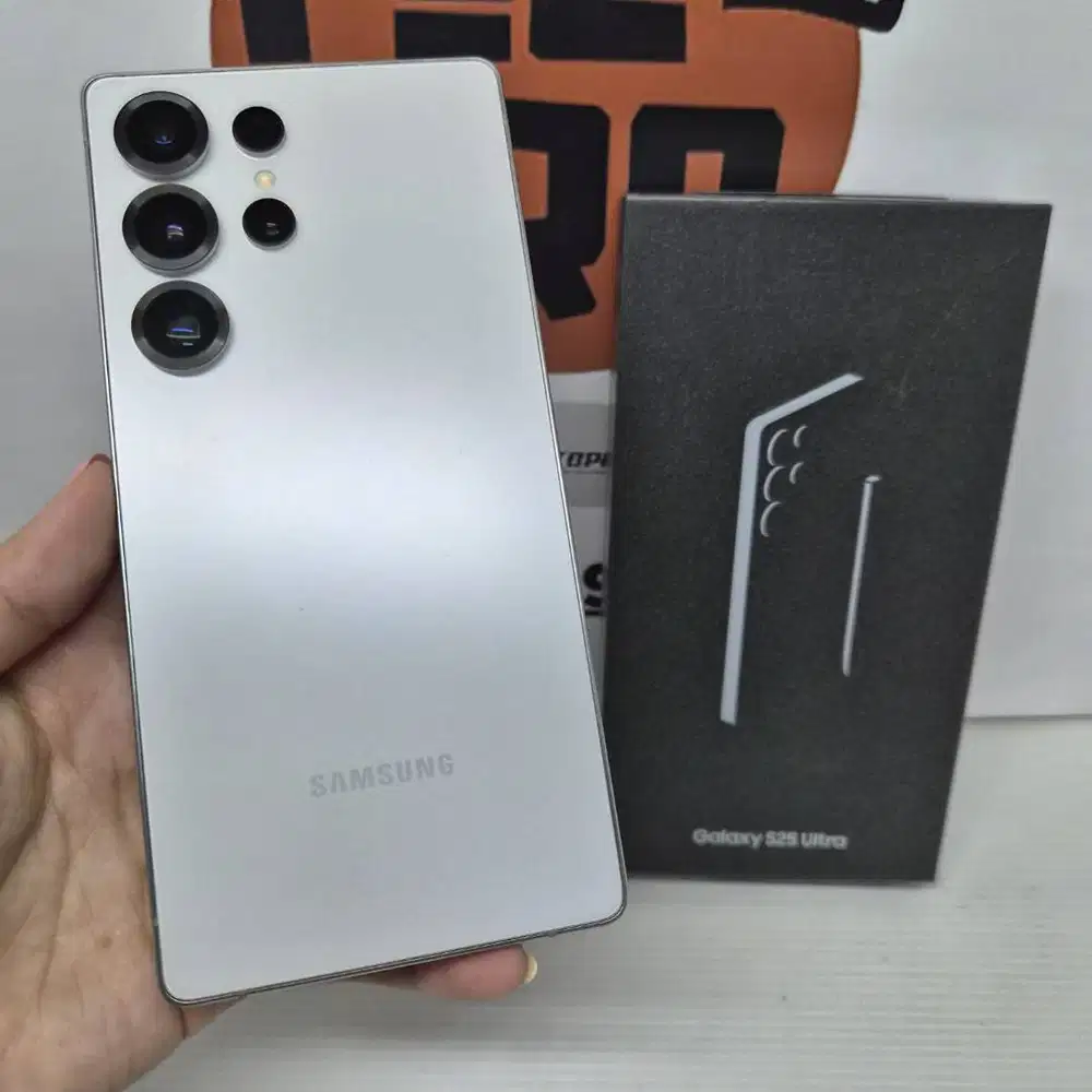 Samsung S25 Ultra White 12/512GB FULLSET Mulus No Minus Ex Sein
