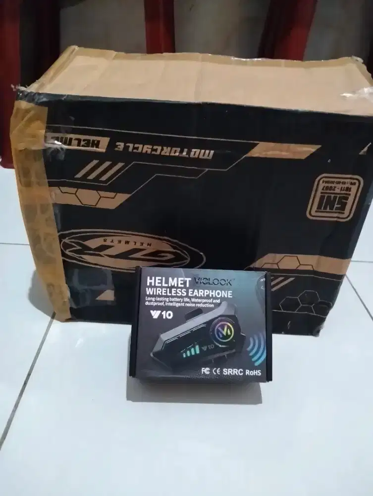 helem half face GTR MAESTRO+BLUETOOTH HEADSET