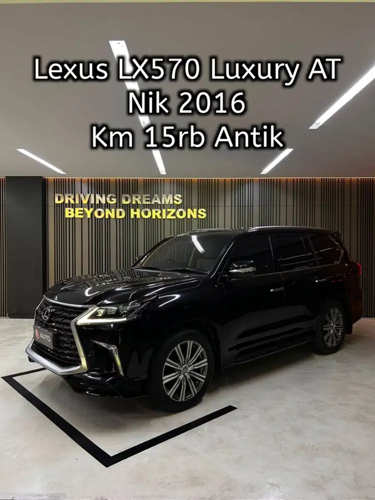 Lexus LX570 Luxury AT 2016 Hitam Km15rb B888HNT