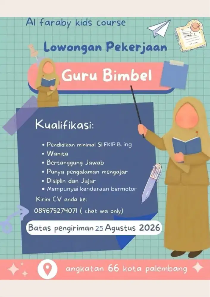 Guru bimbel yang berpengalaman