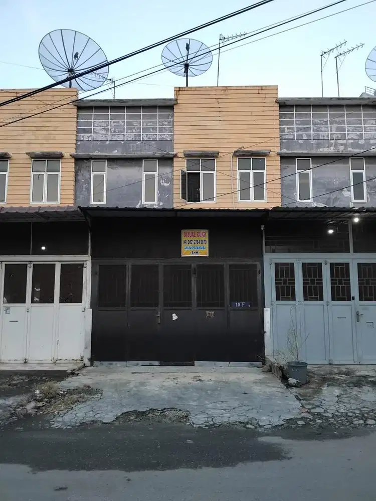 Ruko Dijual Jl. Damar Raya Pulo Brayan Medan Timur – LT 100m², LB 90m²