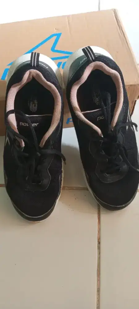 Sepatu wanita wave accent black Power (batta)
