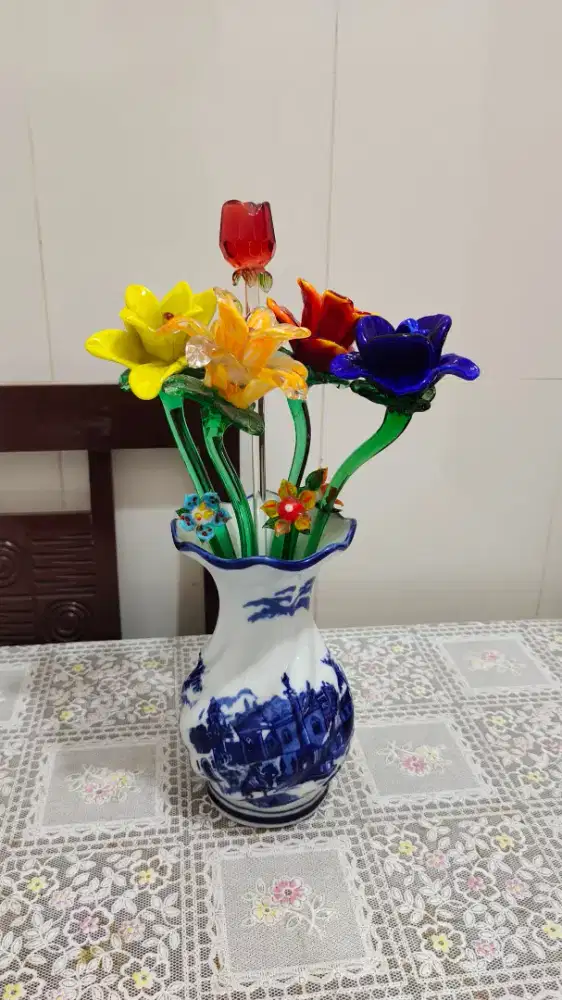 Dijual Pot Keramik & Pot Kaca (2 Pcs)