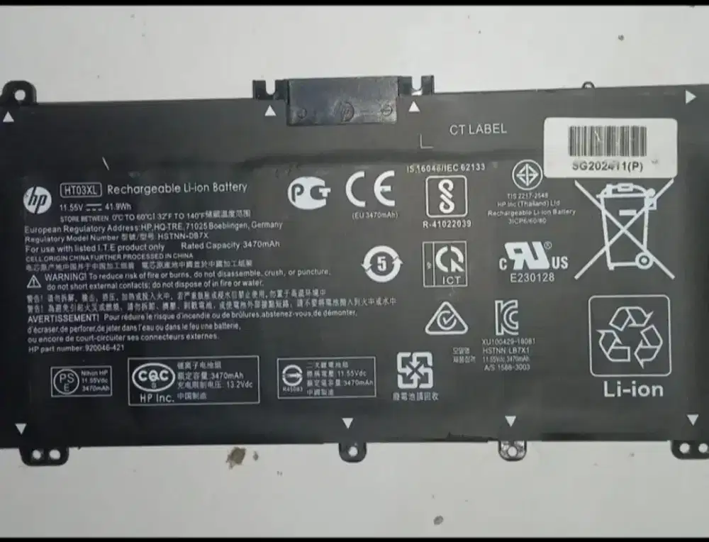 Baterai Laptop HP 14 Cm0095AU