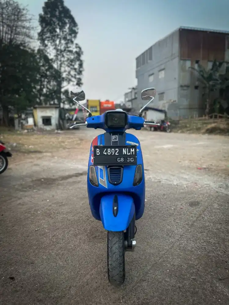 VESPA S 150 3V 2015 BIRU MODIF - TERMURAH