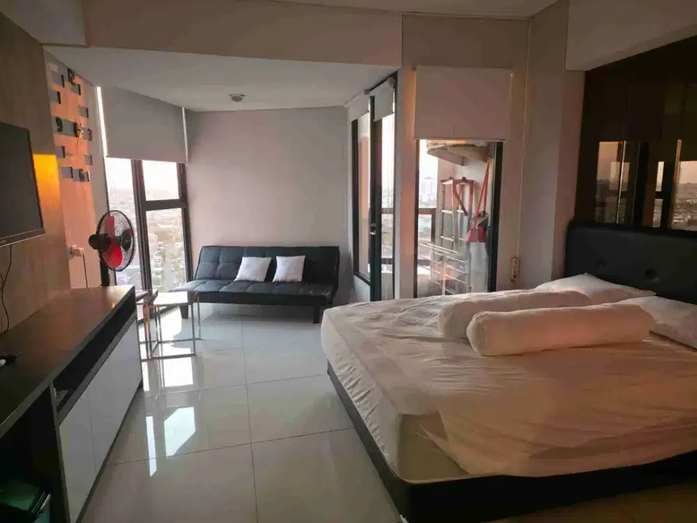 apartemen Belleview studio furnished dekat kampus B Airlangga