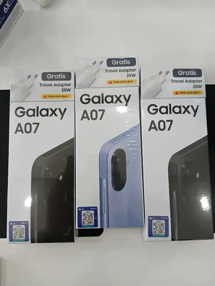 Samsung A07 Ram 4+4/64 GB + Adapter 25Watt