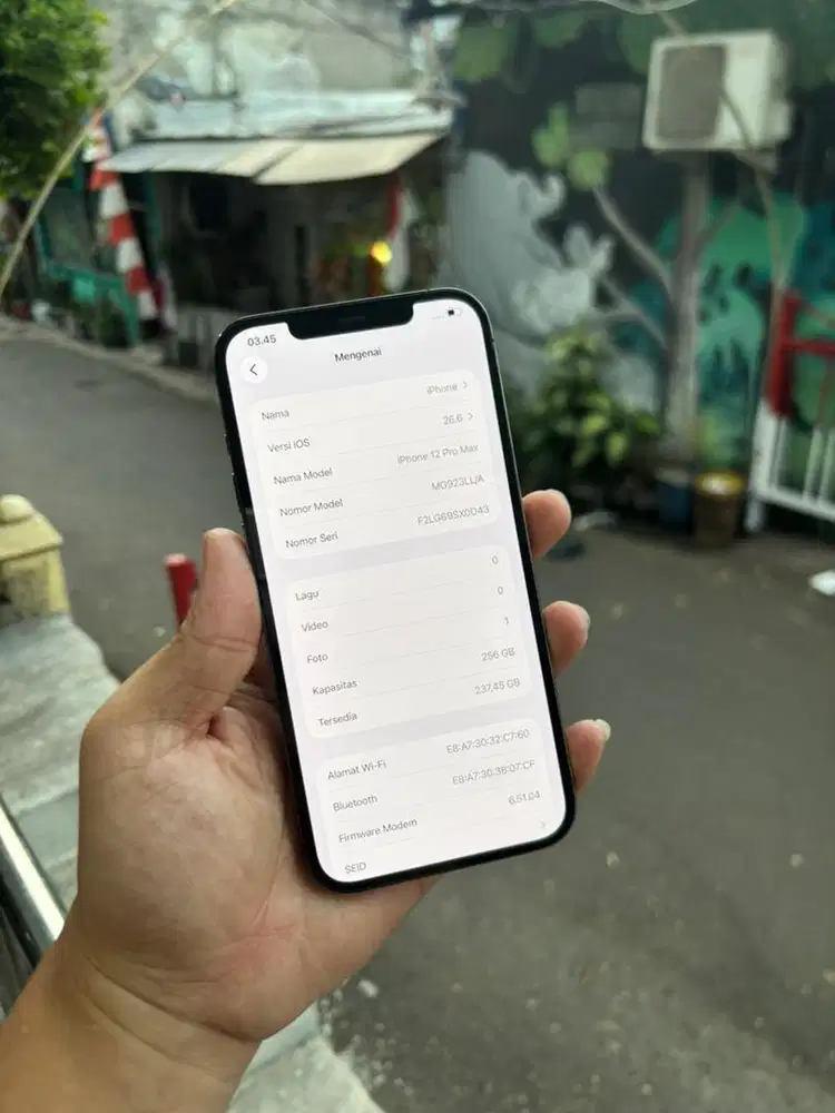 Iphone 12 promax 256 inter