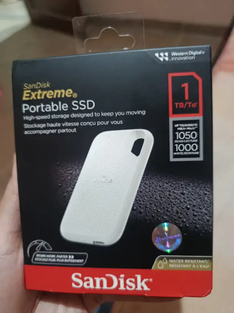 Sandisk extreme portable SSD 1TB