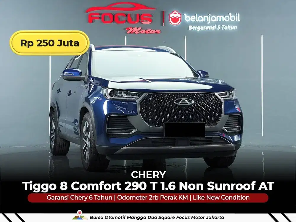 [ LOW KM 2RB ] Chery Tiggo 8 Comfort 290 T 1.6 Non Sunroof 2024/2025