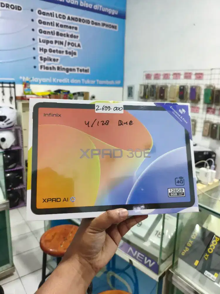 INFINIX XPAD 30E 4G 4/128 NEW SEGEL PROMO TERMURAH