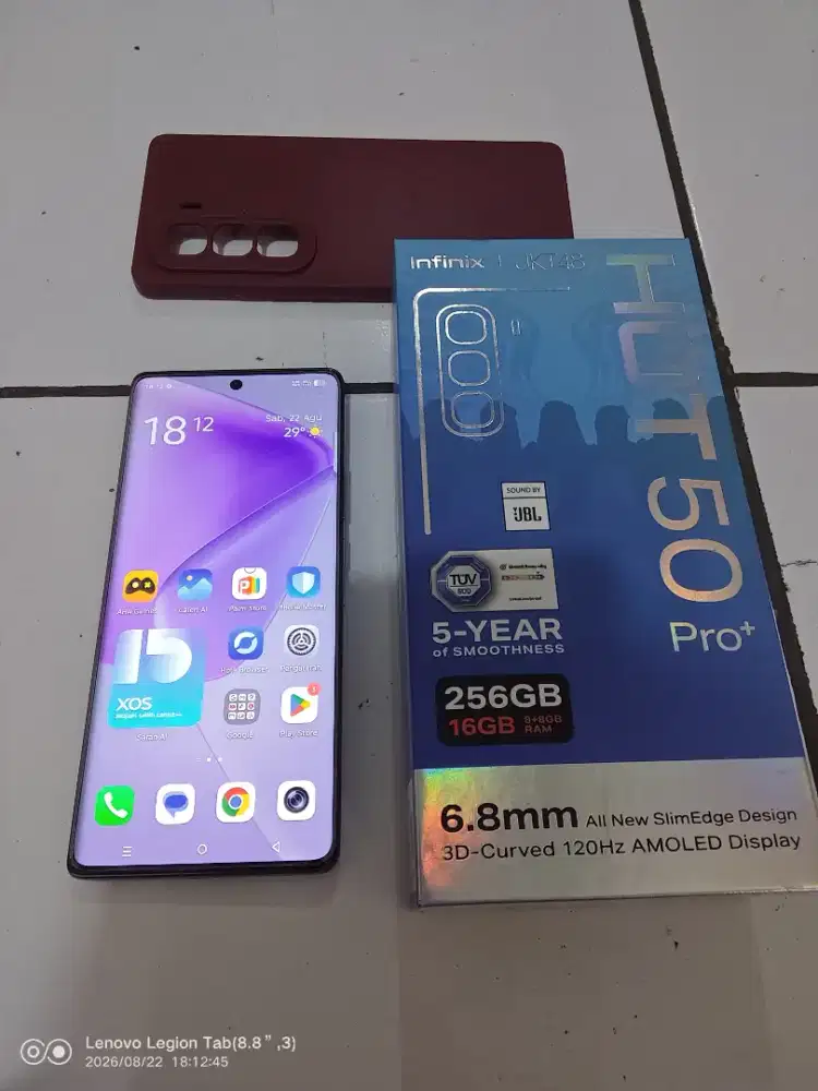 Infinix Hot 50 pro plus 8/256 GB garansi panjang 31-12-2026