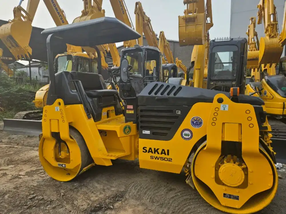 Tandem Sakai SW502 Double Drum Roller